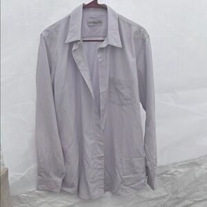 Casual Purple Button Down Shirt